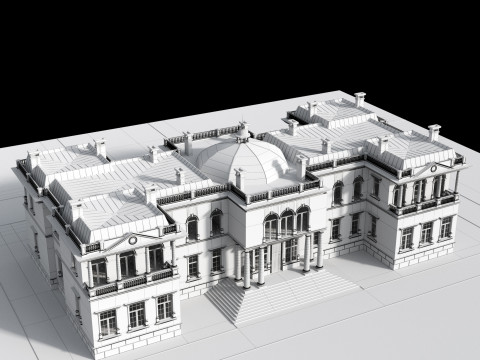 Classic villa 2 Modelo 3D