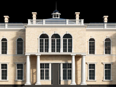 Classic villa 2 3D Model