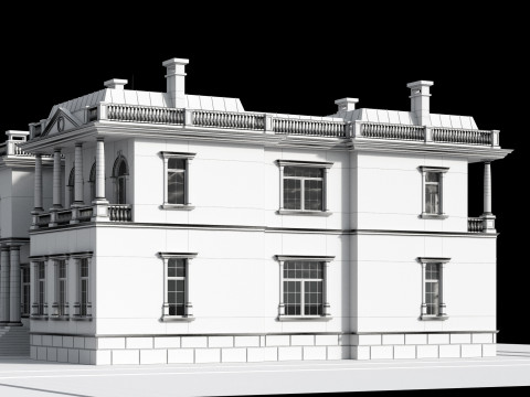 Classic villa 2 Modelo 3D