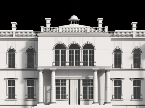 Classic villa 2 Modelo 3D
