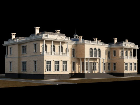 Classic villa 2 3D Model