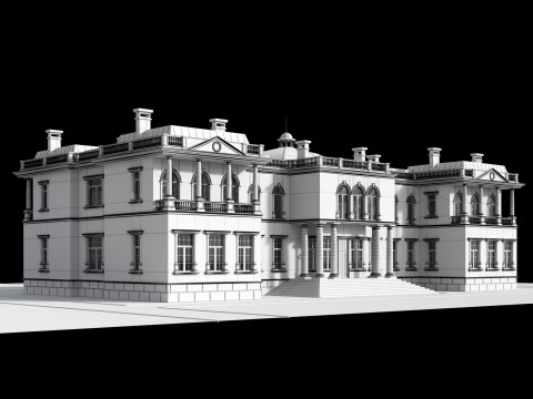 Classic villa 2 Modelo 3D