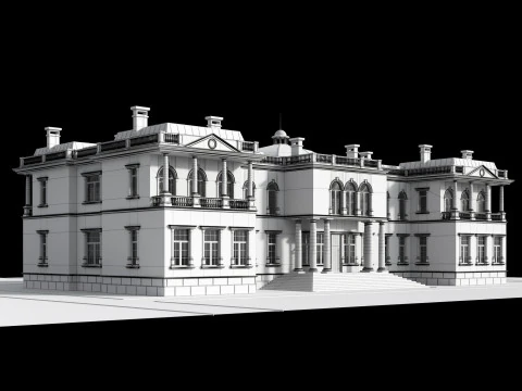 Classic villa 2 3D Model