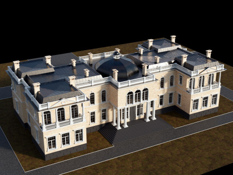 Classic villa 2 Modelo 3D
