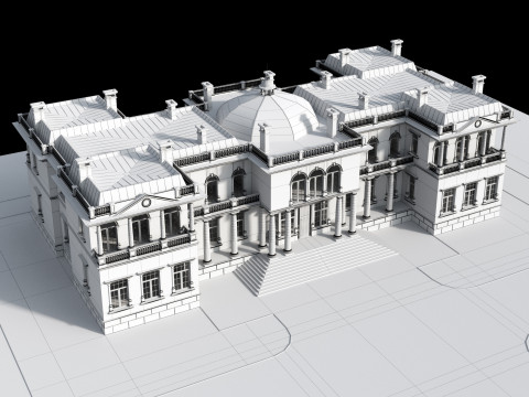 Classic villa 2 Modelo 3D