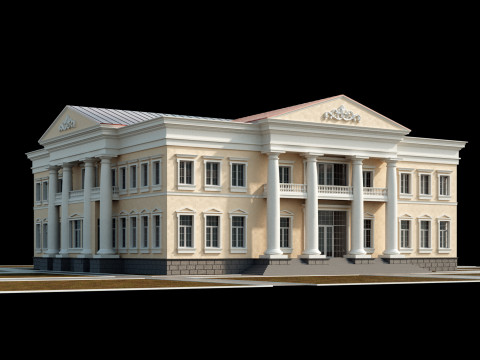 Classic villa 3 3D Модель