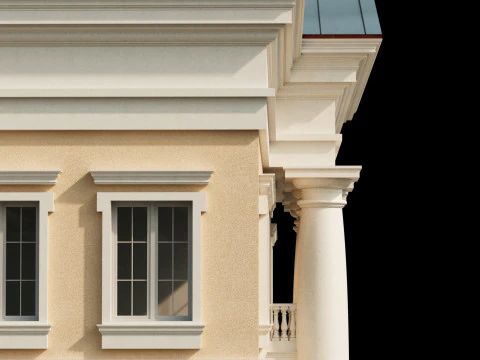 Classic villa 3 3D Model