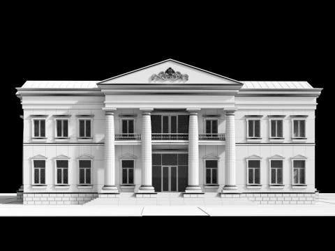 Classic villa 3 3D Model