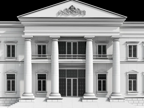 Classic villa 3 3D Model