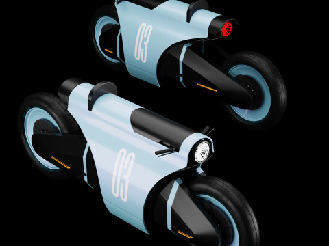 Concept motorcycle 3 3Dモデル
