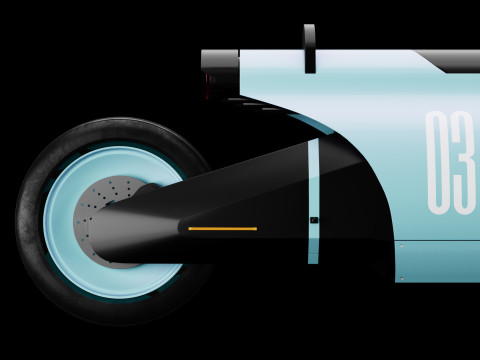 Concept motorcycle 3 Modelo 3D