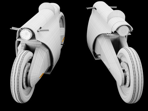 Concept motorcycle 3 Modelo 3D