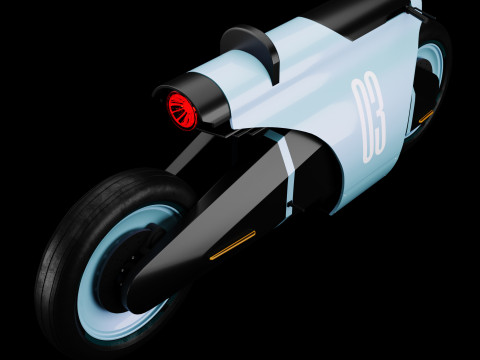 Concept motorcycle 3 Modelo 3D