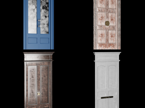 Door collection 2 28 pieces 3D 模型