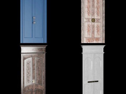 Door collection 2 28 pieces 3D Model