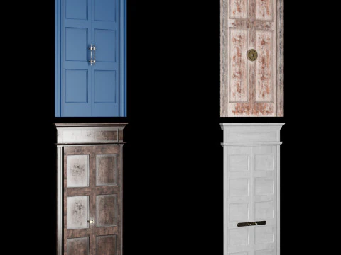 Door collection 2 28 pieces 3D Model