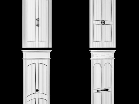 Door collection 2 28 pieces 3D Model