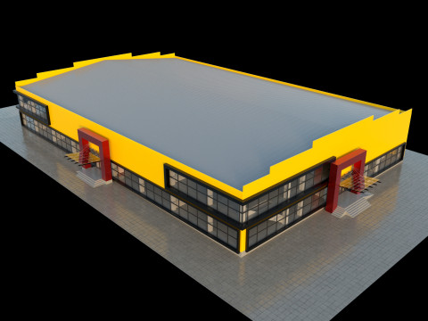 Retail store Modelo 3D
