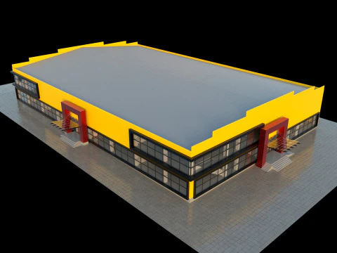 Retail store 3D Model