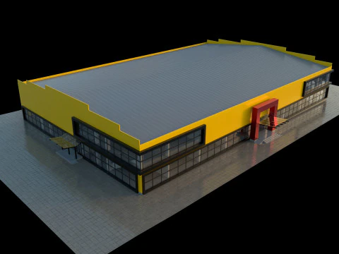 Retail store 3D Model