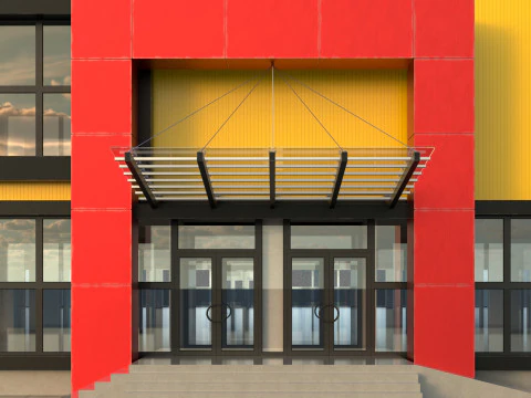 Retail store 3D Model