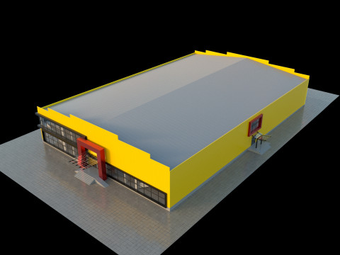 Retail store Modelo 3D