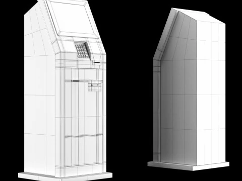 Payment terminal 1 3D Model