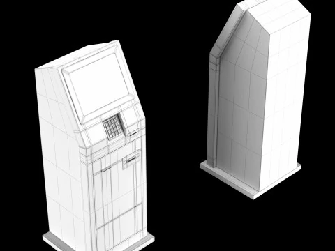 Payment terminal 1 3D Model