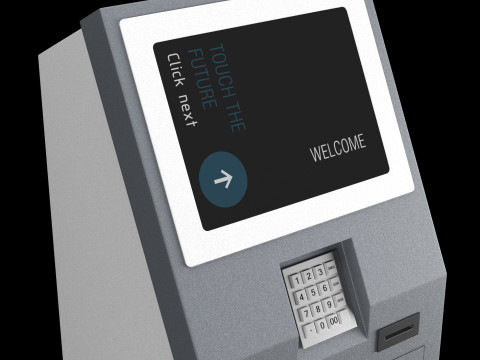 Payment terminal 1 3D मॉडल