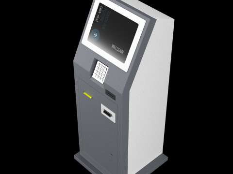 Payment terminal 1 3D मॉडल