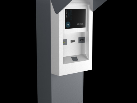 Payment terminal 4 3D-Modell