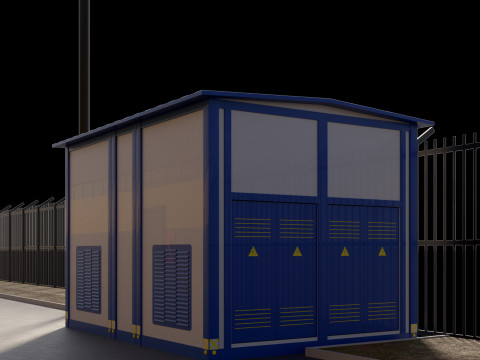 Logistic center 3D Model