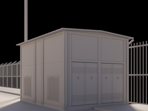 Logistic center 3D Model