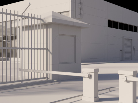 Logistic center 3D Model