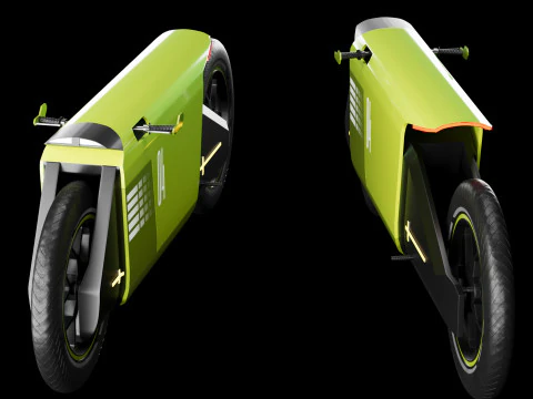 Concept motorcycle 4 3D Model