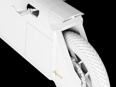 Concept motorcycle 4 3D Model
