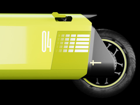 Concept motorcycle 4 Modelo 3D