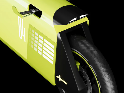Concept motorcycle 4 3D Model