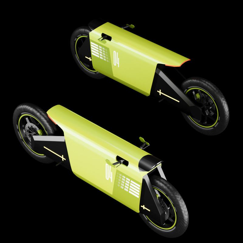 Concept motorcycle 4 Modelo 3D .c4d .max .obj .3ds .fbx .stl .blend