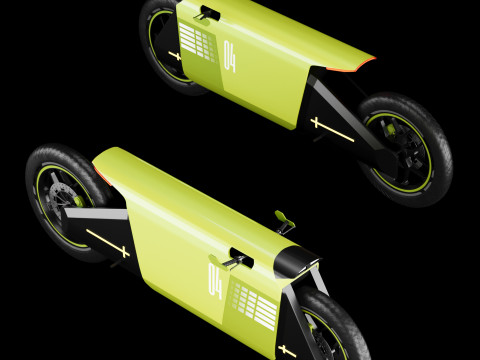 Concept motorcycle 4 3D Model