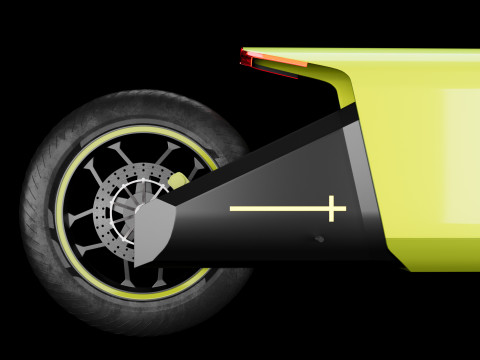 Concept motorcycle 4 Modelo 3D