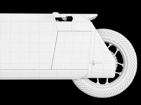 Concept motorcycle 4 3D Model