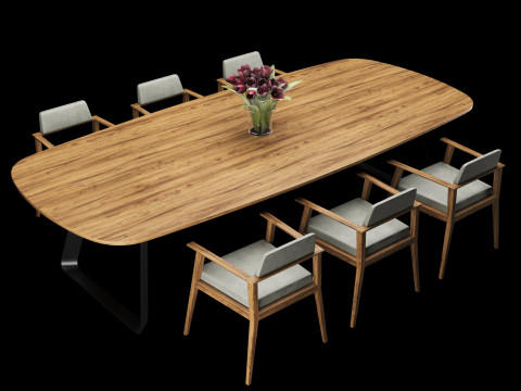 Dining table 3D-Modell