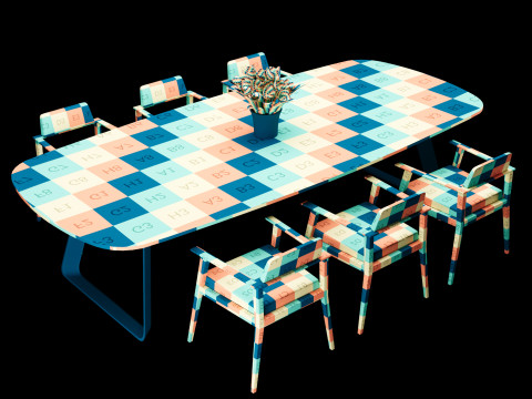 Dining table 3D Model