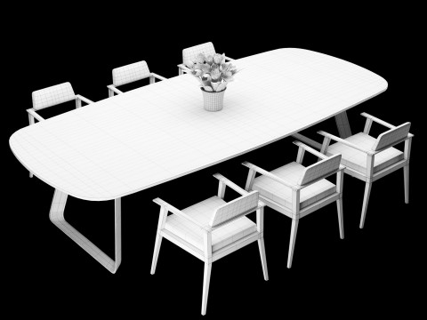 Dining table 3D Model