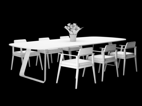 Dining table 3D Model