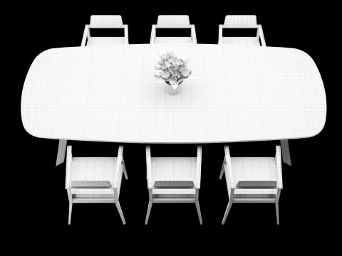 Dining table 3D Model