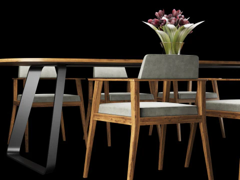Dining table 3D Model