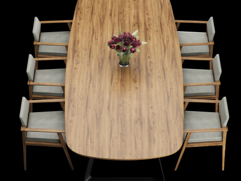 Dining table 3D Model