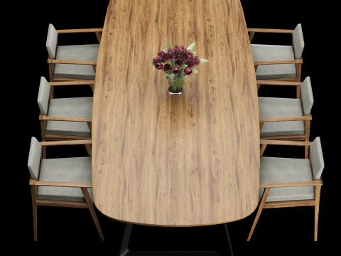 Dining table 3D Model